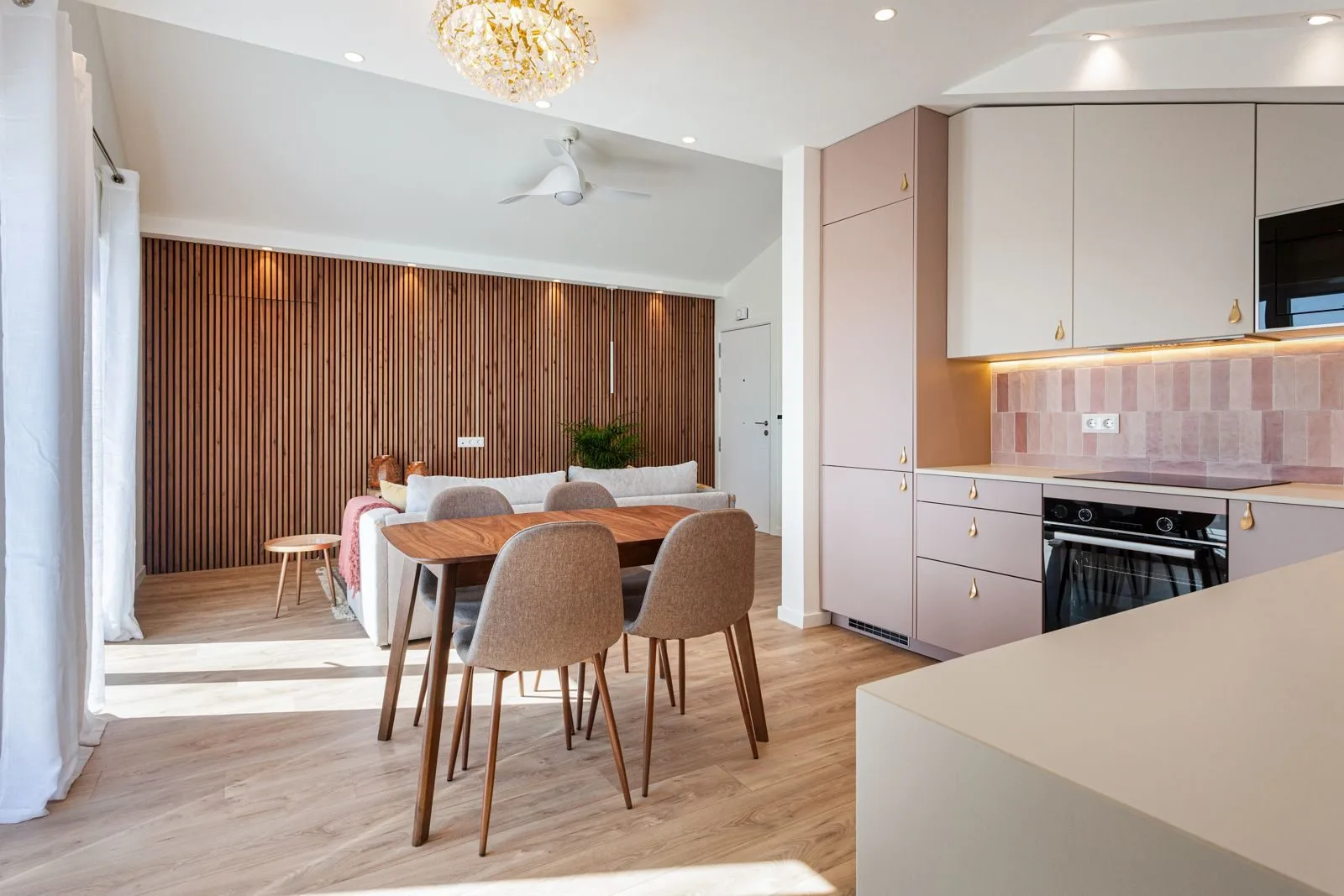 Modern kitchen — Alvide apartment renovation by Maya's Homes