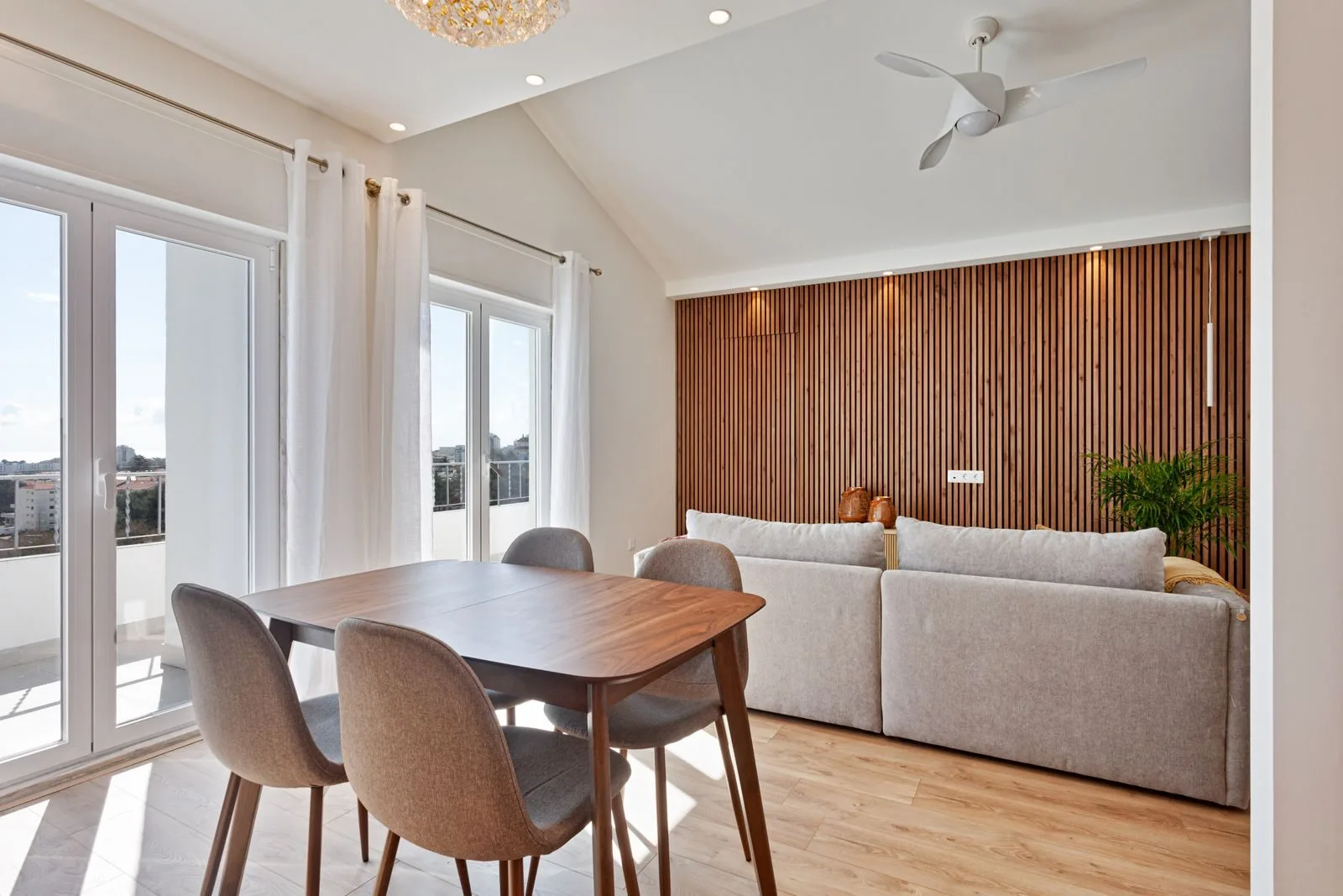 Dining area — Alvide apartment renovation by Maya's Homes