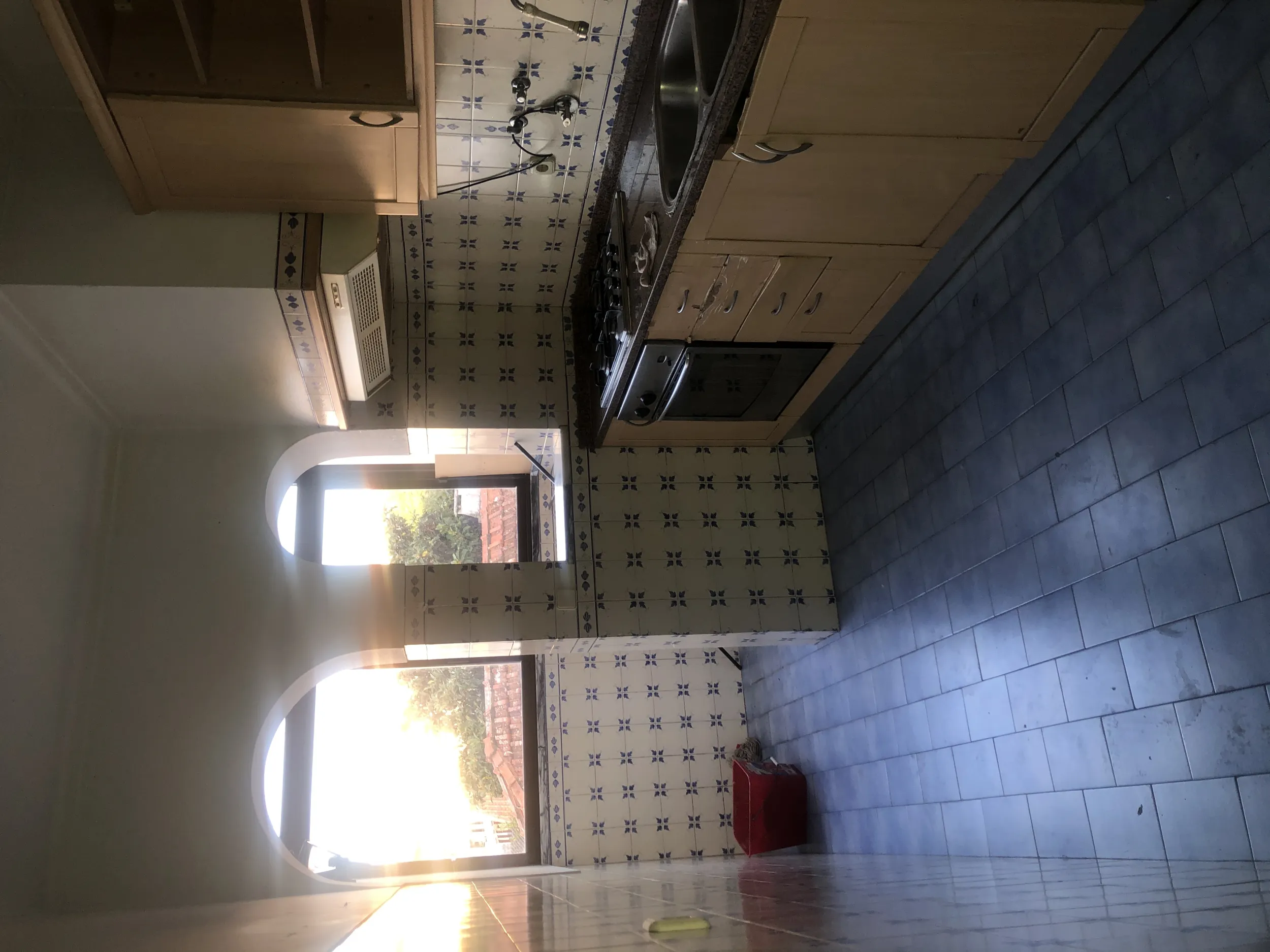 Figueiras antes &mdash; cozinha original, azulejo padronizado azul