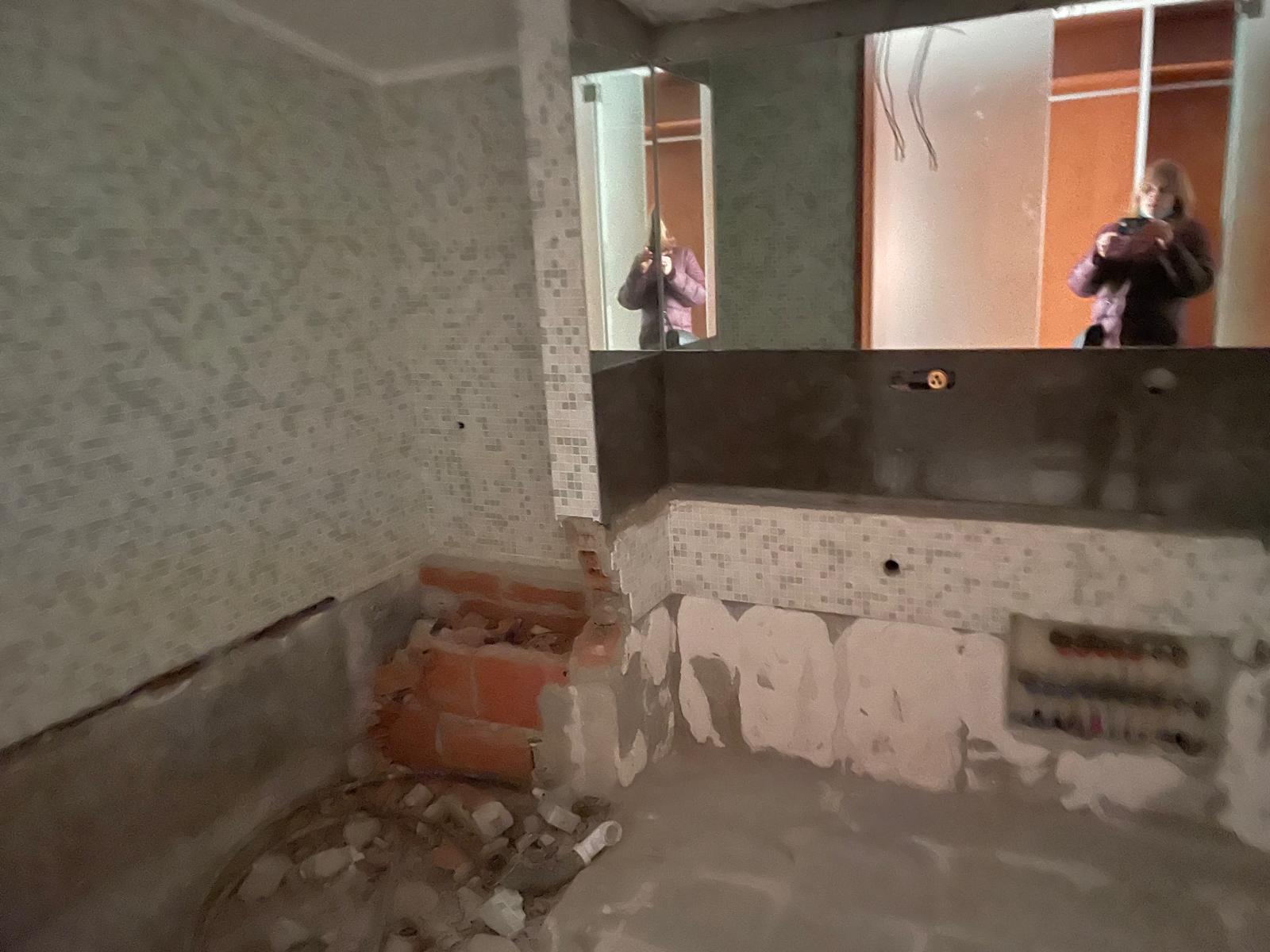 Demolition state — utility space