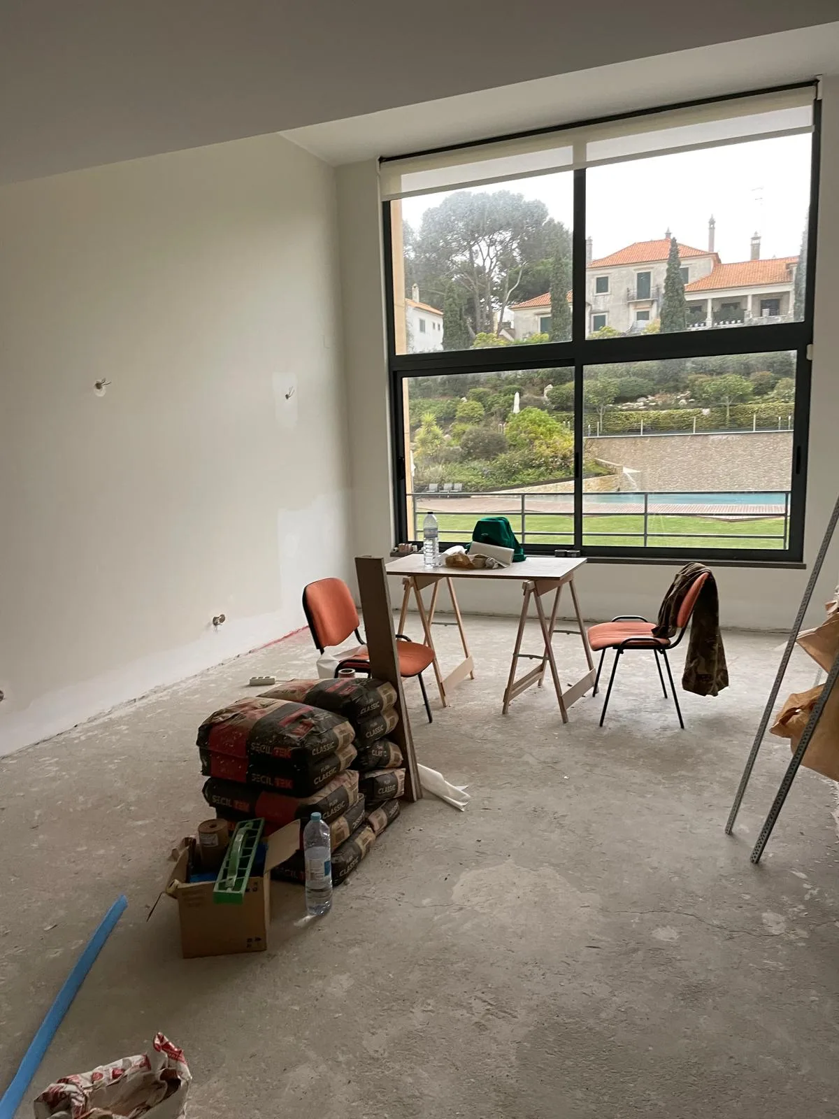 How we found it — Riviera villa gutted interior