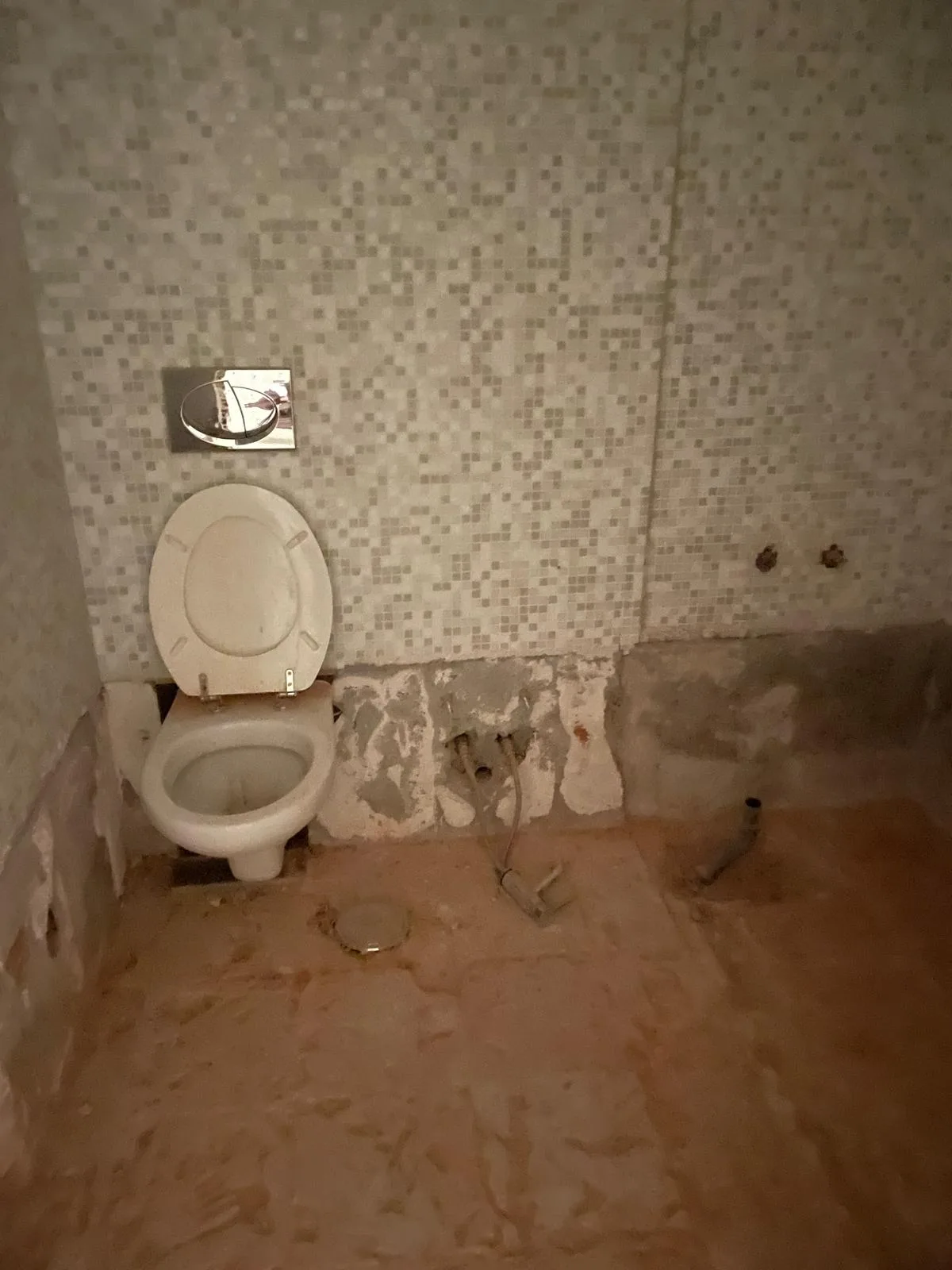 How we found it — Riviera villa stripped walls